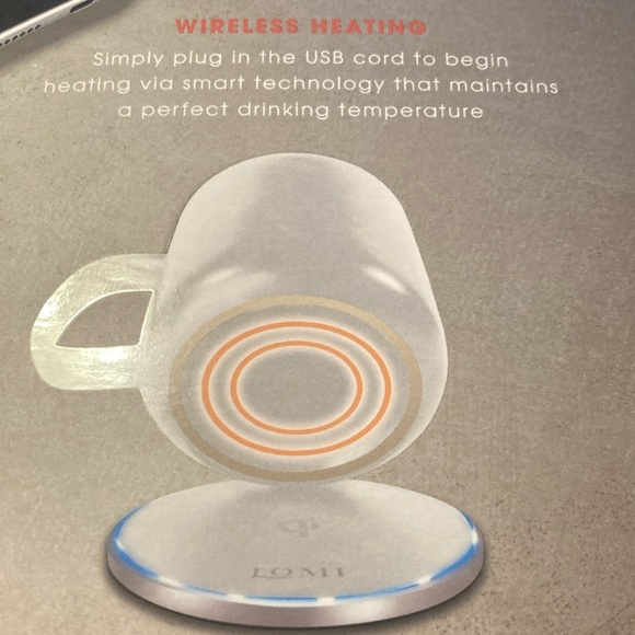 Lomi 2-in-1 Smart Warmer and Qi Wireless Charger to Keep Tea, Coffee Warm - Picture 6 of 11